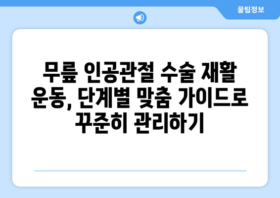 무릎 인공관절 재활 수술| 성공적인 회복을 위한 핵심 가이드 | 재활 운동, 주의 사항, 전문가 조언