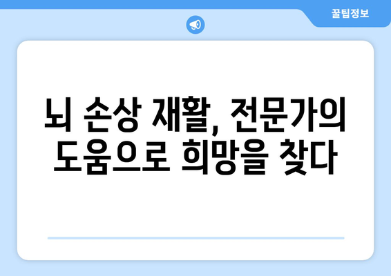 뇌 손상 재활, 물리치료와 작업치료로 극복하기| 효과적인 치료법과 활용 가이드 | 뇌 손상, 재활, 물리치료, 작업치료, 치료법