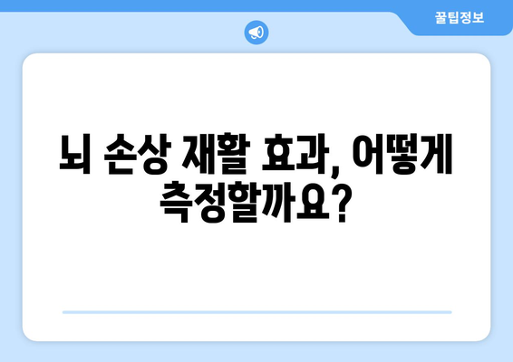 뇌 손상 재활 효과 측정| 서비스 효과성 평가 방법론 가이드 | 재활, 뇌 손상, 평가, 측정, 방법론