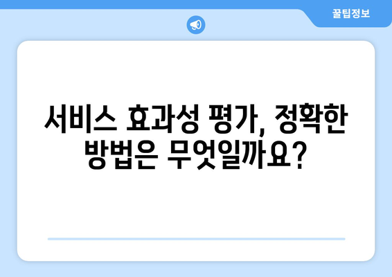 뇌 손상 재활 효과 측정| 서비스 효과성 평가 방법론 가이드 | 재활, 뇌 손상, 평가, 측정, 방법론