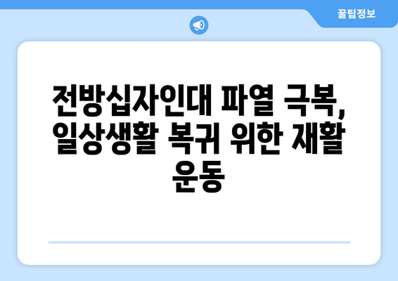 전방십자인대 파열, 회복 재활 운동으로 무릎 기능 완벽하게 되찾기 | 전방십자인대 파열, 재활 운동, 무릎 기능 회복, 운동 루틴