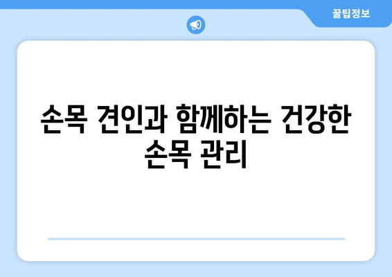 손목 견인기로 손목 통증 완화하고 관절 기능 회복하기 | 손목 통증, 손목 견인, 관절 운동, 재활