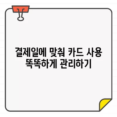 농협카드 결제일별 이용기간 확인 & 관리| 나에게 맞는 방법 찾기 | 농협카드, 결제일, 이용기간, 관리 팁