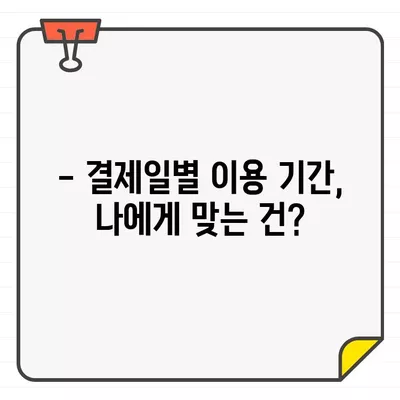 우리카드 결제일별 이용기간 추천 가이드 | 최적의 결제일 찾기, 알뜰 소비 팁