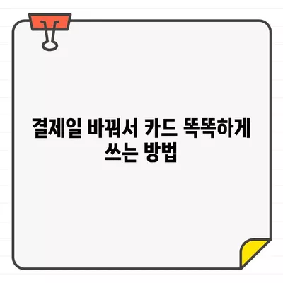 국민카드 결제일, 똑똑하게 활용하는 방법| 유리한 결제일 찾기 가이드 | 결제일 계산, 카드 이용 팁, 혜택 최대화