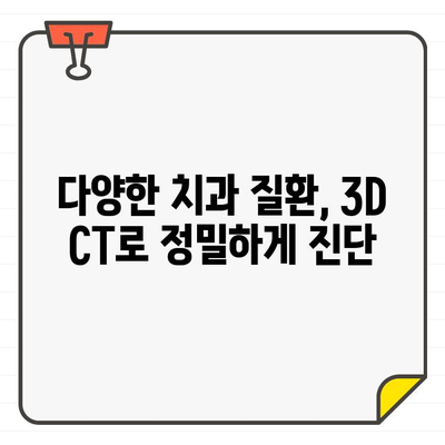 치과용 3차원 CT 촬영의 모든 것| 상세 기법 & 활용 가이드 | 3D CT, 치과 진단, 치료 계획