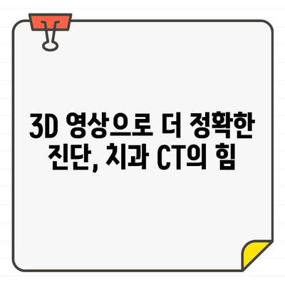 구강 건강 관리의 새로운 지평| 치과 CT 활용법 | 치과 검진, 구강 질환, 3D 영상, 진단