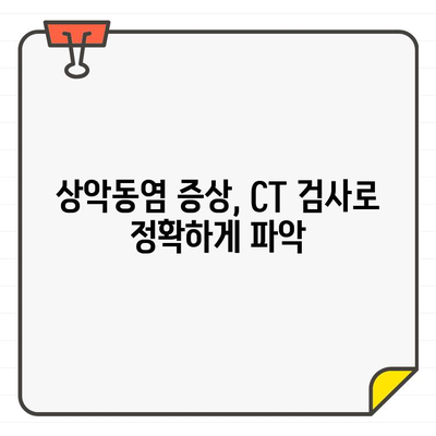 치과 CT를 활용한 급성 상악동염 진단 및 치료 가이드 | 상악동염, 치과 CT, 진단, 치료, 해결책