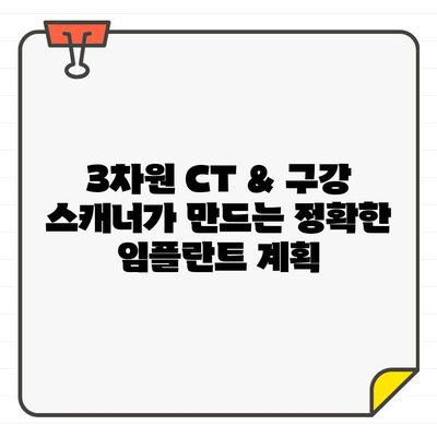 3차원 CT & 구강 스캐너 활용, 정확한 임플란트 치료 계획 세우기 | 디지털 치과, 임플란트, 3D 디자인