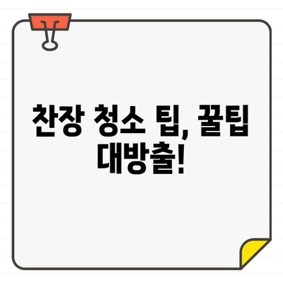 찬장 속 불청객, 이젠 안녕! 입주 전 깨끗한 청소 완벽 가이드 | 찬장 청소, 입주 청소, 꼼꼼한 청소 팁