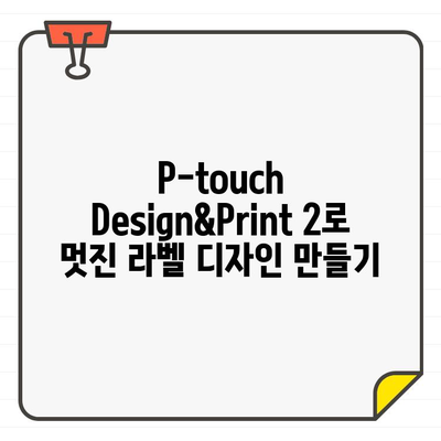 "P-touch Design&Print 2" 디자인| 무료 한글 폰트 활용 가이드 | 라벨 디자인, 폰트 추천, 디자인 팁