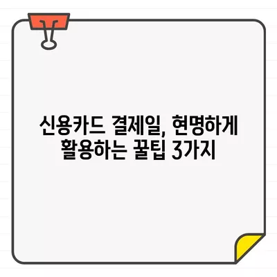 신용카드 결제일 꿀팁| 월급 전후, 나에게 맞는 최적의 결제일은? | 신용카드, 결제일, 재테크, 돈 관리